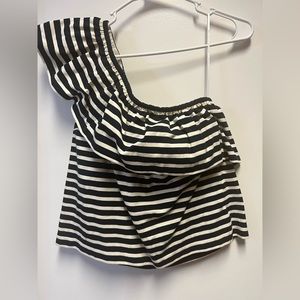 Jcrew one shoulder top